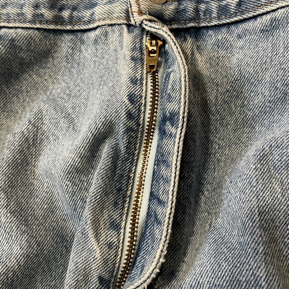 VTG Y2K Levi's 550 Relaxed Fit Tapered Leg Jeans Sz 16 S - Picture 9 of 10